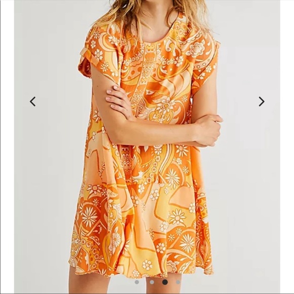 NWT size small Free People Strawberry fields shift dress - Picture 2 of 12